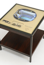 YOU THE FAN Seattle Seahawks 25-Layer LED StadiumView End Table