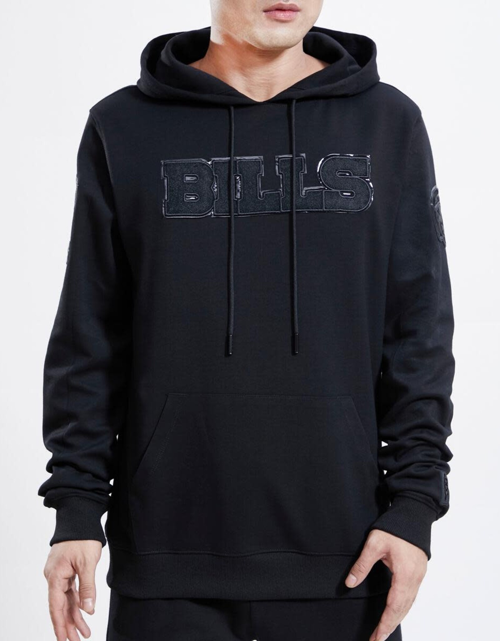 Pro Standard Buffalo Bills Men's Triple Black Logo Hoodie