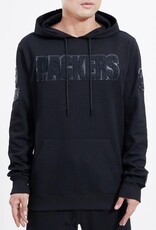Pro Standard Green Bay Packers Men's Triple Black Logo Hoodie