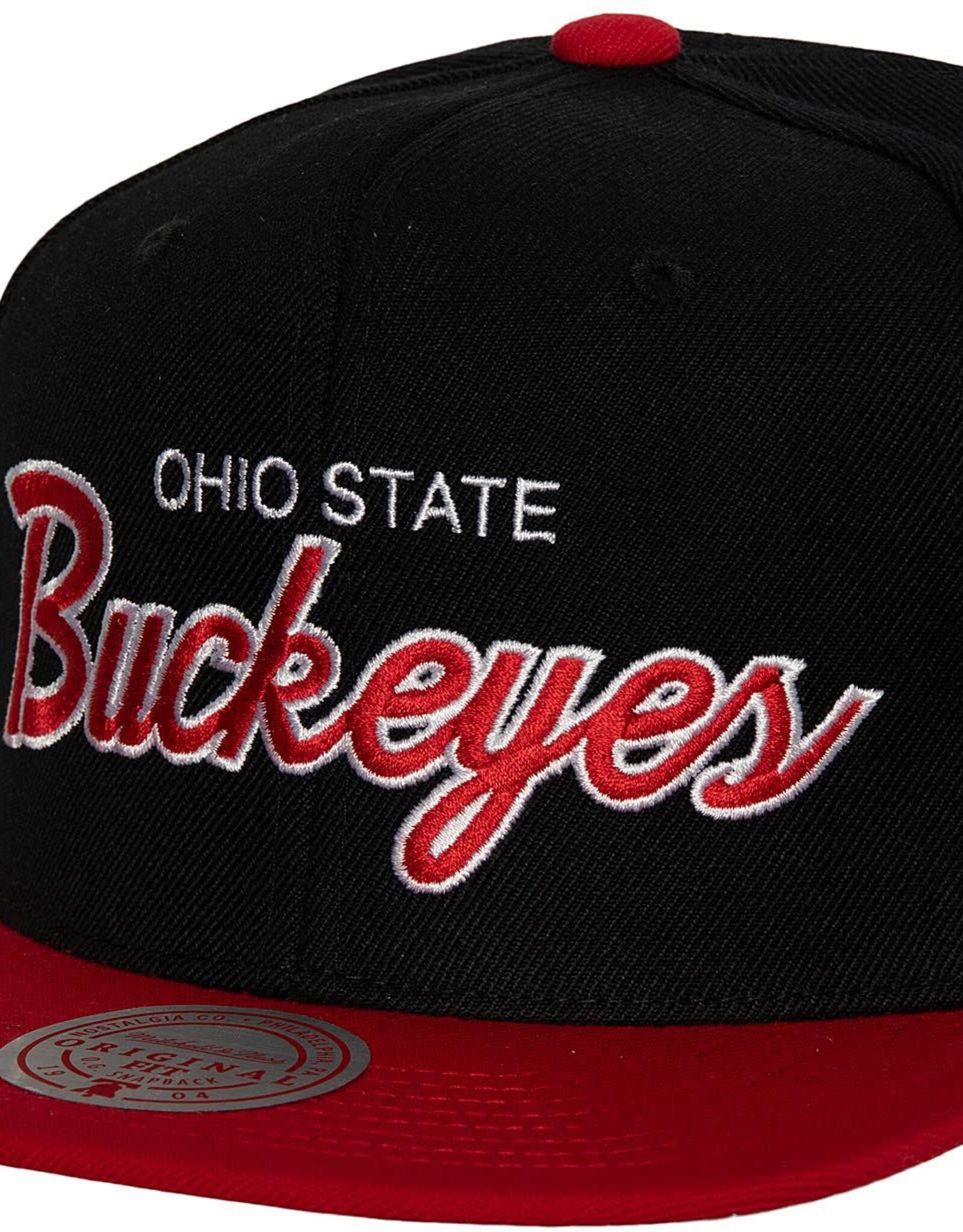 Mitchell & Ness Ohio State Buckeyes Team Script Snapback Cap