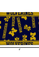 RICO INDUSTRIES Michigan Wolverines Canvas Trifold Wallet