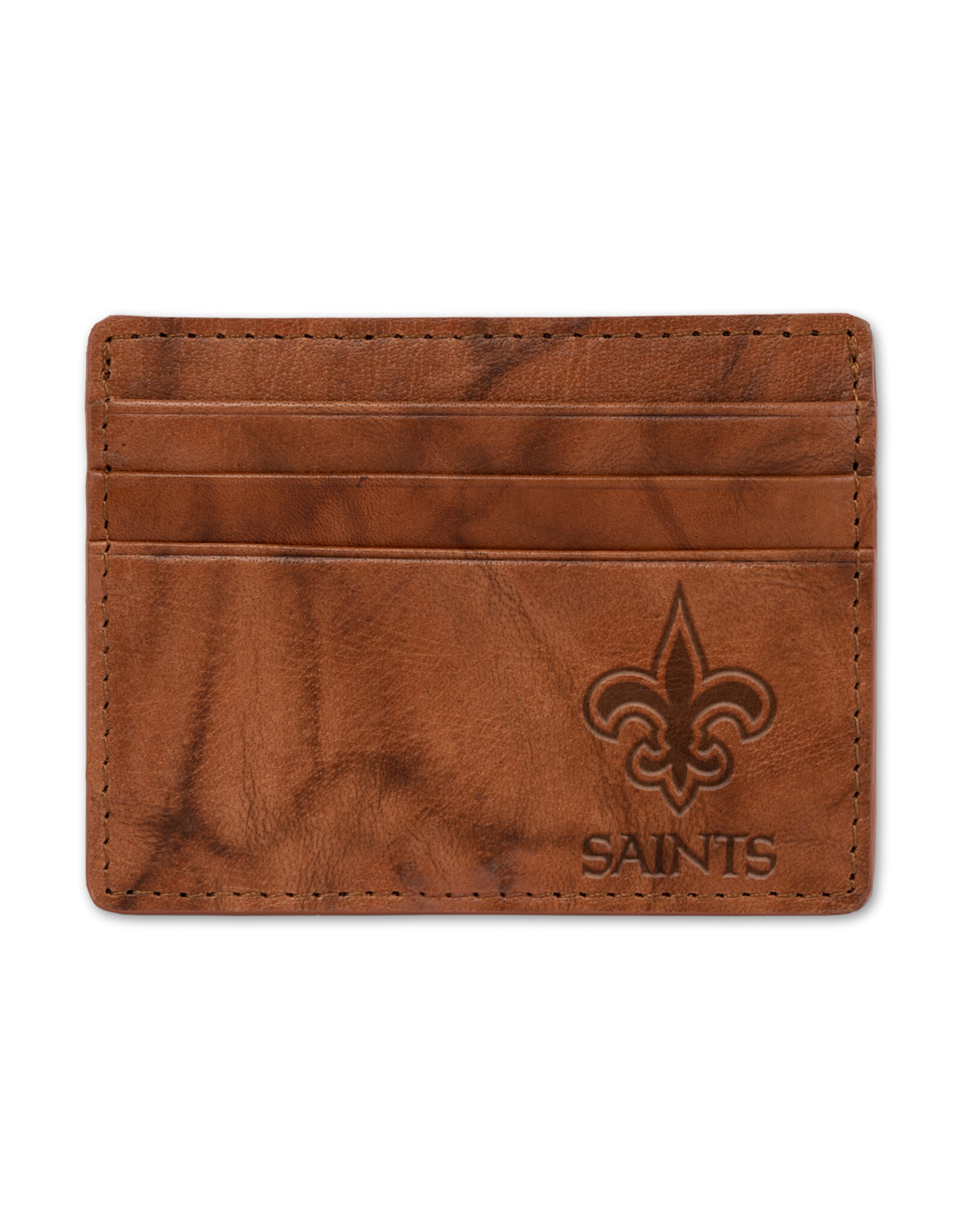 RICO INDUSTRIES New Orleans Saints 2-in-1 Vintage Slider Billfold Wallet Set