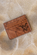 RICO INDUSTRIES West Virginia Mountaineers 2-in-1 Vintage Slider Billfold Wallet Set