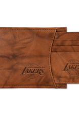 RICO INDUSTRIES Los Angeles Lakers 2-in-1 Vintage Slider Billfold Wallet Set