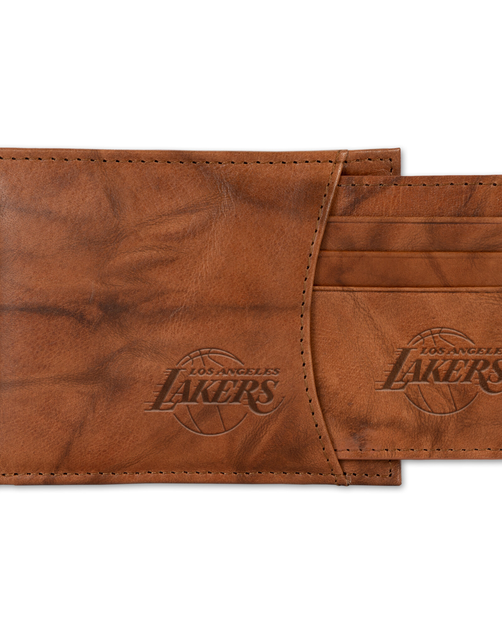 RICO INDUSTRIES Los Angeles Lakers 2-in-1 Vintage Slider Billfold Wallet Set