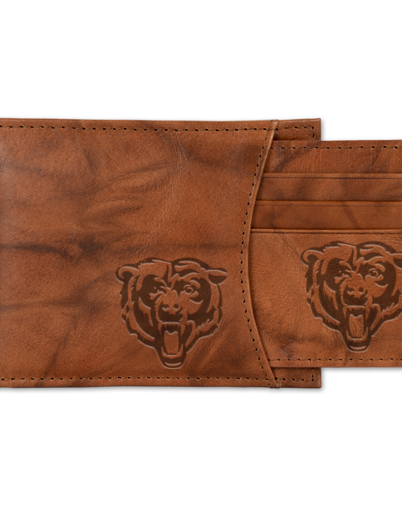 RICO INDUSTRIES Chicago Bears 2-in-1 Vintage Slider Billfold Wallet Set