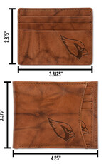 RICO INDUSTRIES Arizona Cardinals 2-in-1 Vintage Slider Billfold Wallet Set