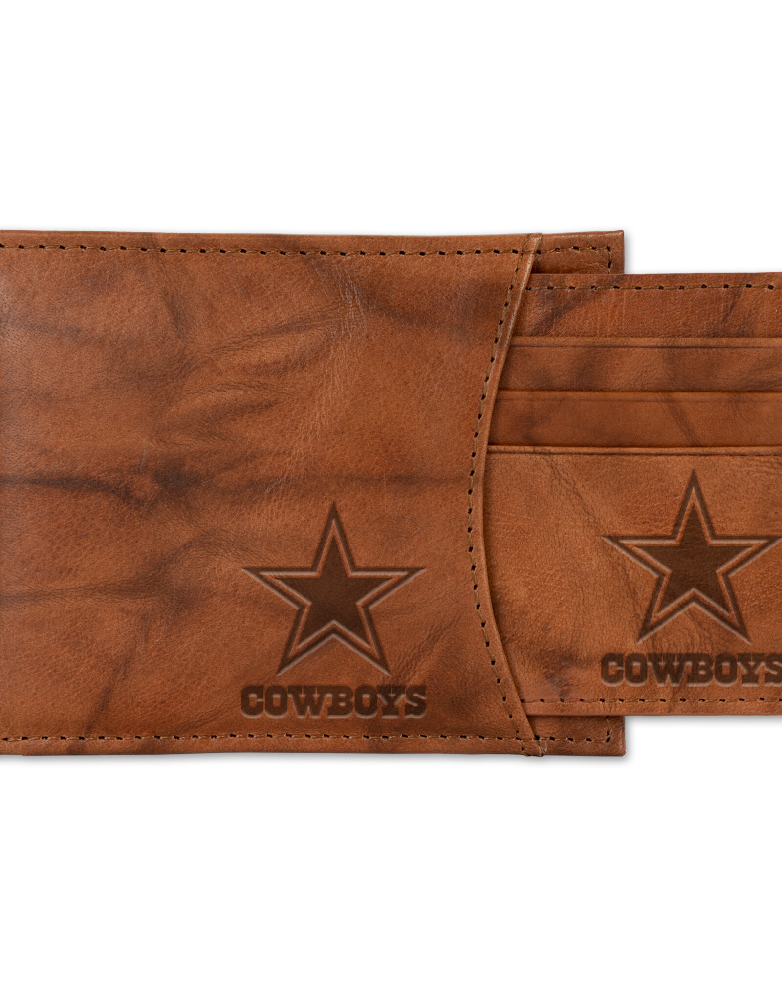 RICO INDUSTRIES Dallas Cowboys 2-in-1 Vintage Slider Billfold Wallet Set