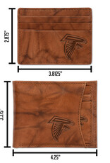 RICO INDUSTRIES Atlanta Falcons 2-in-1 Vintage Slider Billfold Wallet Set