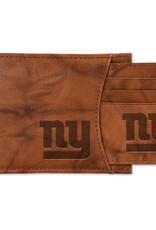 RICO INDUSTRIES New York Giants 2-in-1 Vintage Slider Billfold Wallet Set