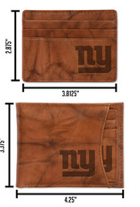 RICO INDUSTRIES New York Giants 2-in-1 Vintage Slider Billfold Wallet Set