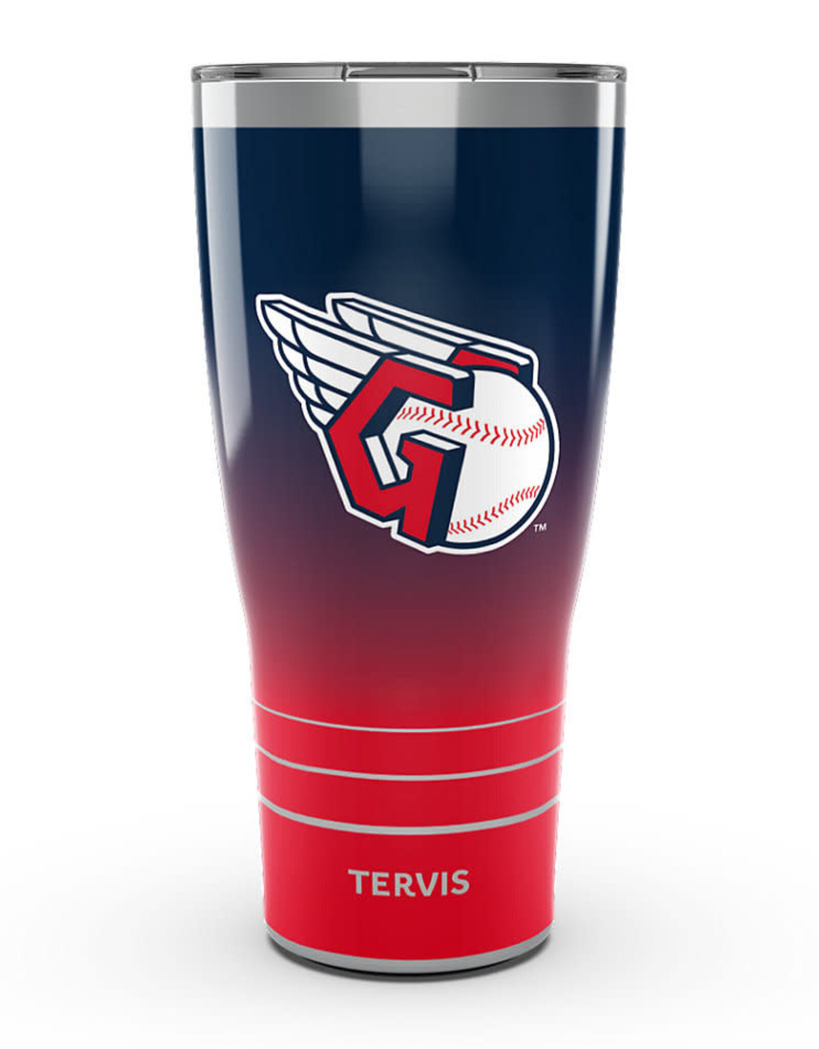 Tervis Cleveland Guardians Tervis 30oz Stainless Ombre Tumbler