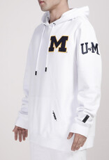 Pro Standard Michigan Wolverines Men's Classic Pullover Hoodie - White
