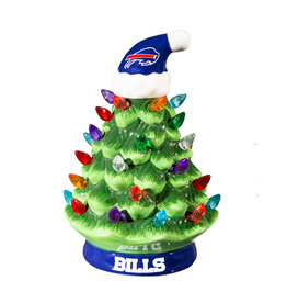 EVERGREEN Buffalo Bills 8" LED Lighted Ceramic Tree