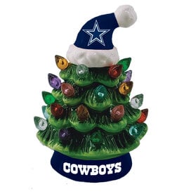 EVERGREEN Dallas Cowboys 8" LED Lighted Ceramic Tree