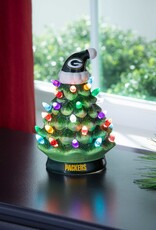 EVERGREEN Green Bay Packers 8" LED Lighted Ceramic Tree