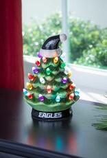 EVERGREEN Philadelphia Eagles 8" LED Lighted Ceramic Tree