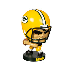 EVERGREEN Green Bay Packers Lil Big Head Quarterback Player Statue
