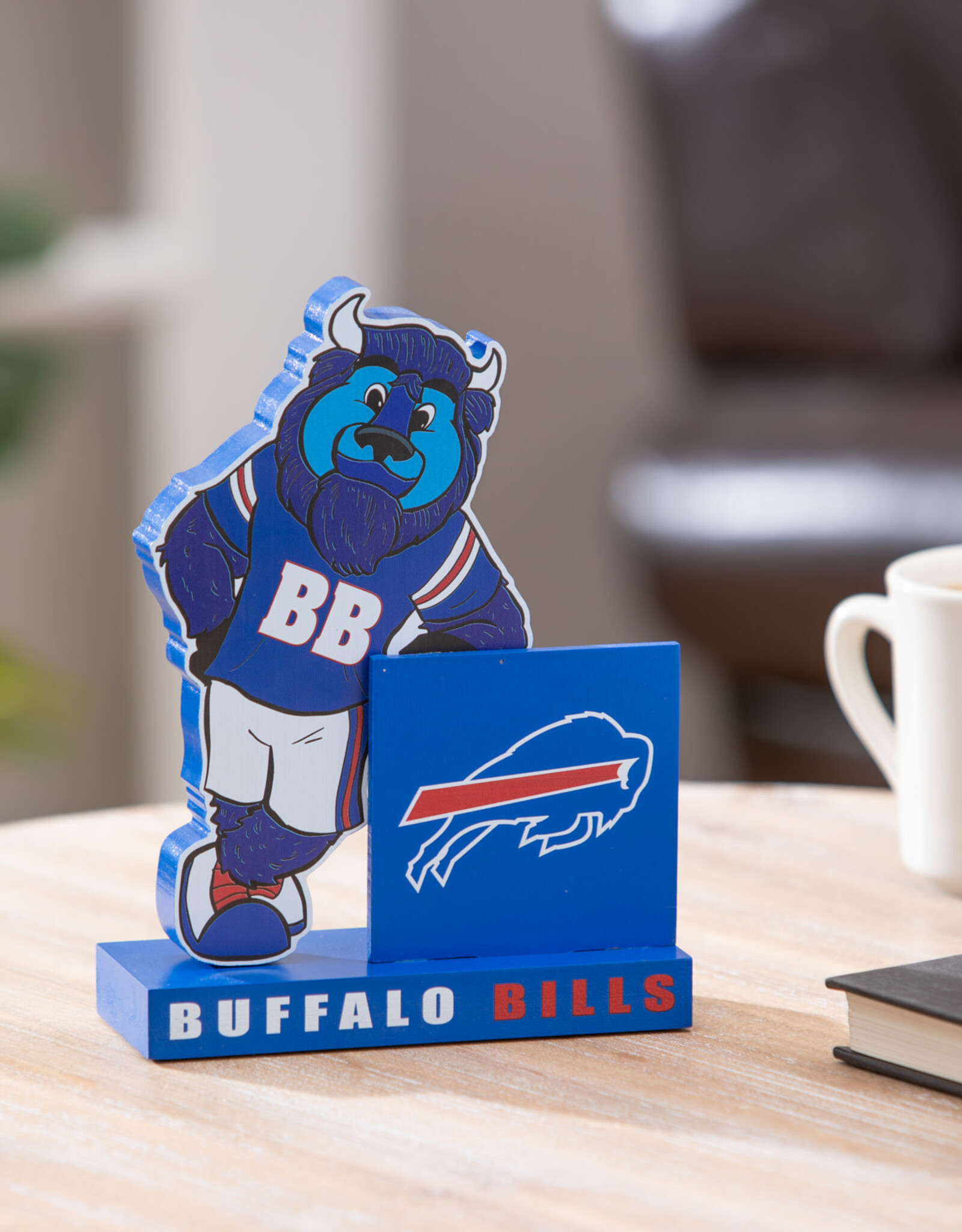 EVERGREEN Buffalo Bills Wood Mascot Standee With Team Logo