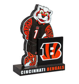 EVERGREEN Cincinnati Bengals Wood Mascot Standee With Team Logo