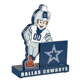 EVERGREEN Dallas Cowboys Wood Mascot Standee With Team Logo