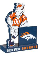 EVERGREEN Denver Broncos Wood Mascot Standee With Team Logo