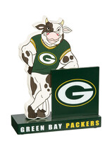 EVERGREEN Green Bay Packers Wood Mascot Standee With Team Logo