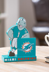 EVERGREEN Miami Dolphins Wood Mascot Standee With Team Logo