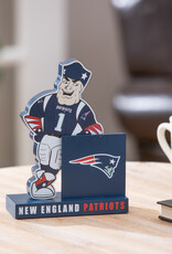 EVERGREEN New England Patriots Wood Mascot Standee With Team Logo