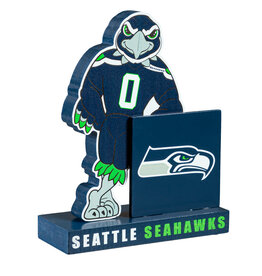 EVERGREEN Seattle Seahawks Wood Mascot Standee With Team Logo