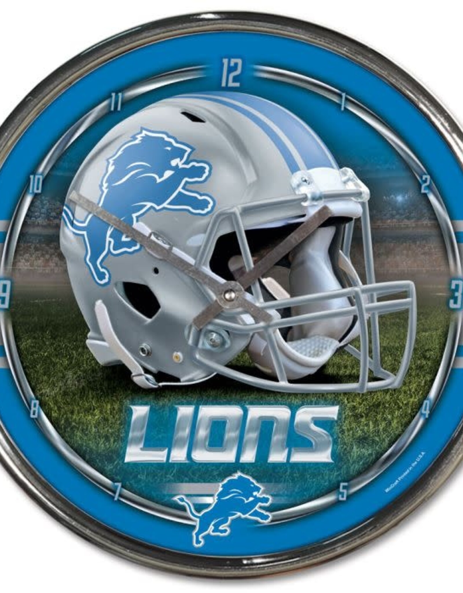 WINCRAFT Indianapolis Colts Round Chrome Clock