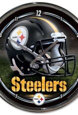 WINCRAFT Pittsburgh Steelers Round Chrome Clock