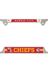WINCRAFT Kansas City Chiefs Metal License Plate Frame