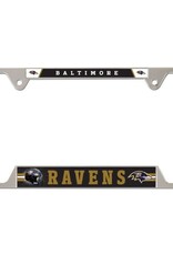 WINCRAFT Baltimore Ravens Metal License Plate Frame