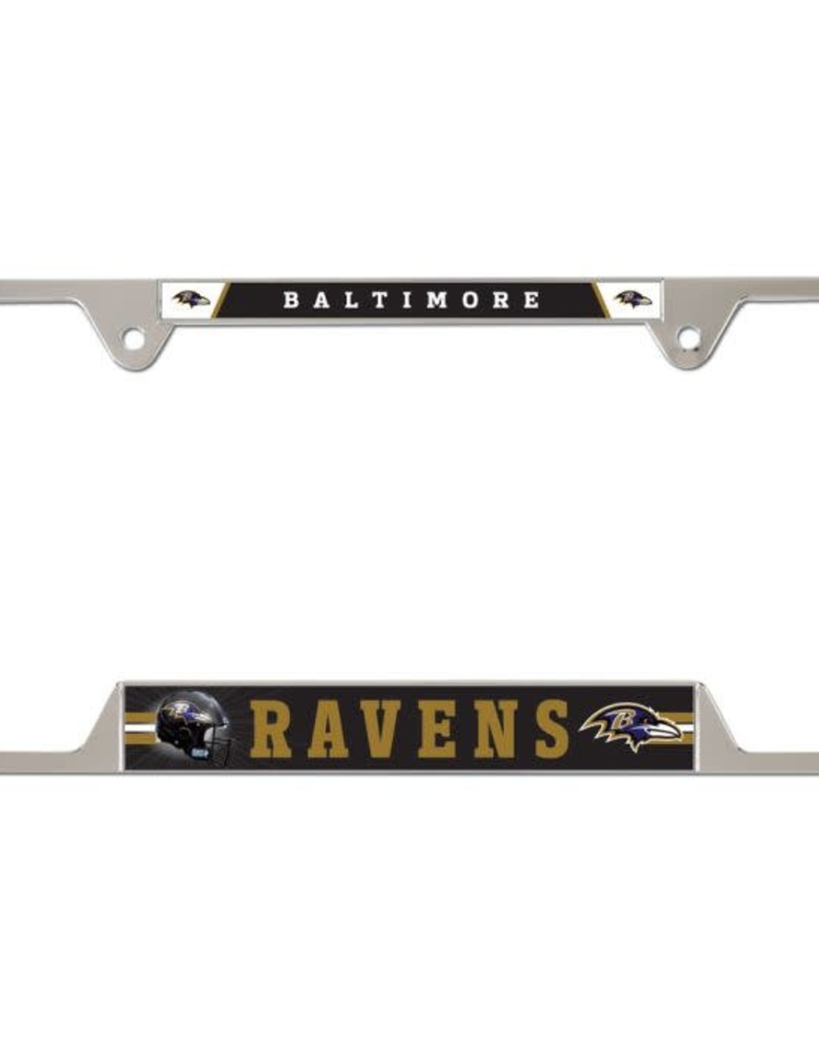 WINCRAFT Baltimore Ravens Metal License Plate Frame