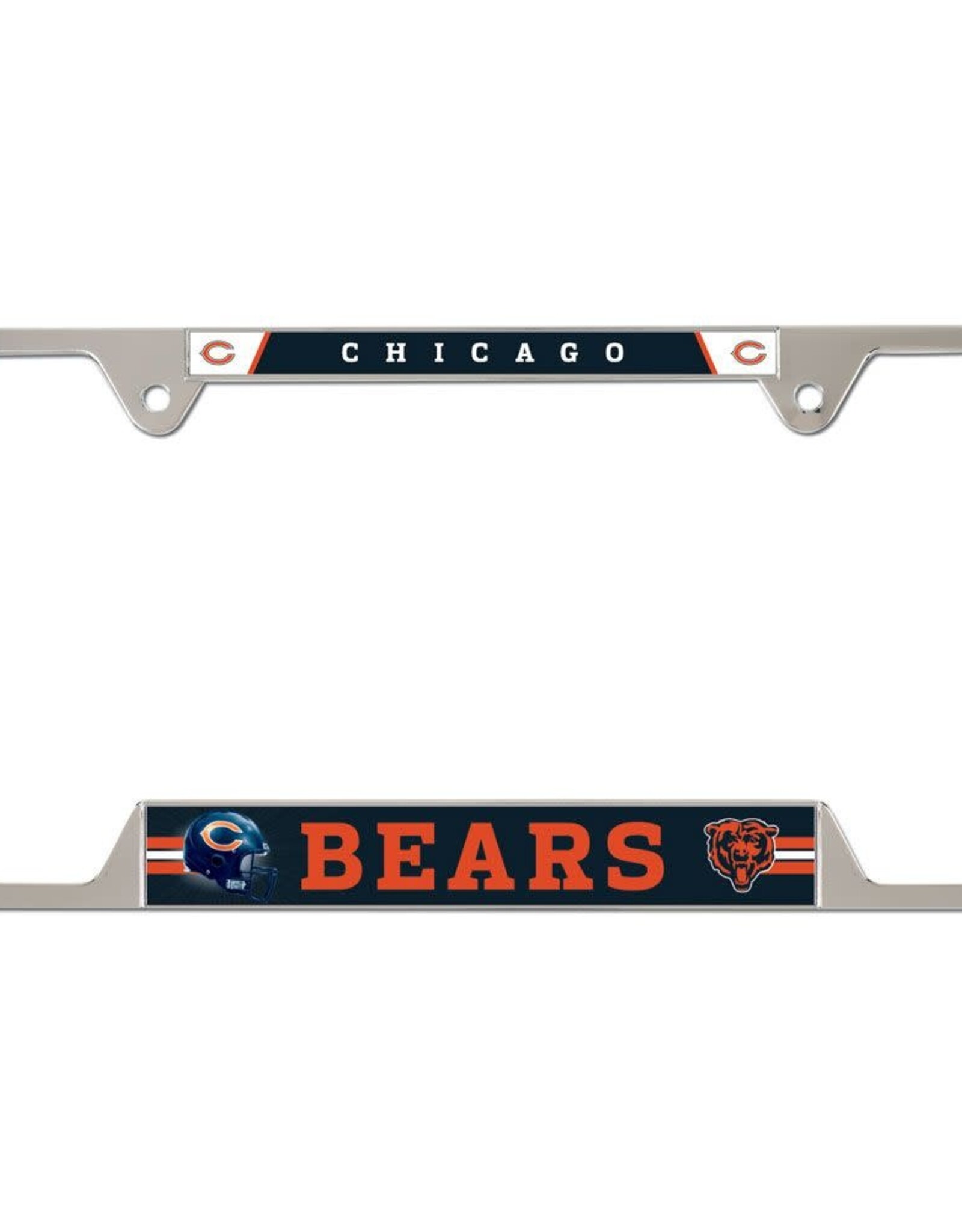 WINCRAFT Chicago Bears Metal License Plate Frame