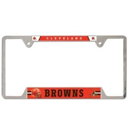 WINCRAFT Cleveland Browns Metal License Plate Frame