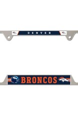 WINCRAFT Denver Broncos Metal License Plate Frame