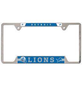 WINCRAFT Detriot Lions Metal License Plate Frame
