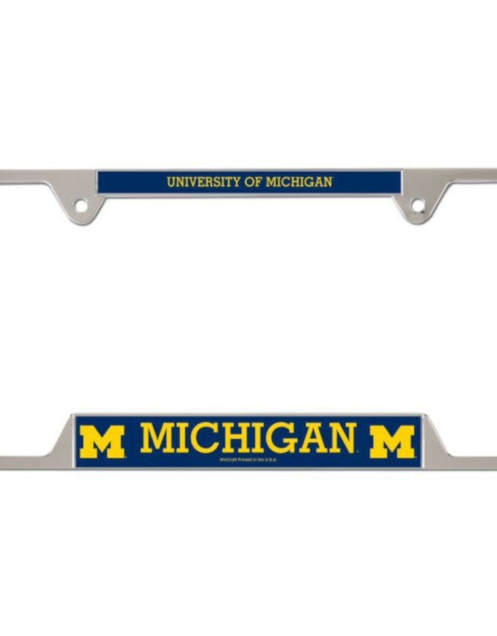 WINCRAFT Michigan Wolverines Metal License Plate Frame