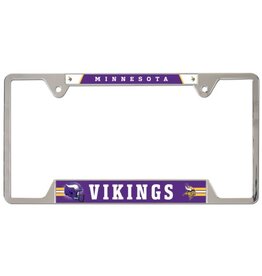 WINCRAFT Minnesota Vikings Metal License Plate Frame
