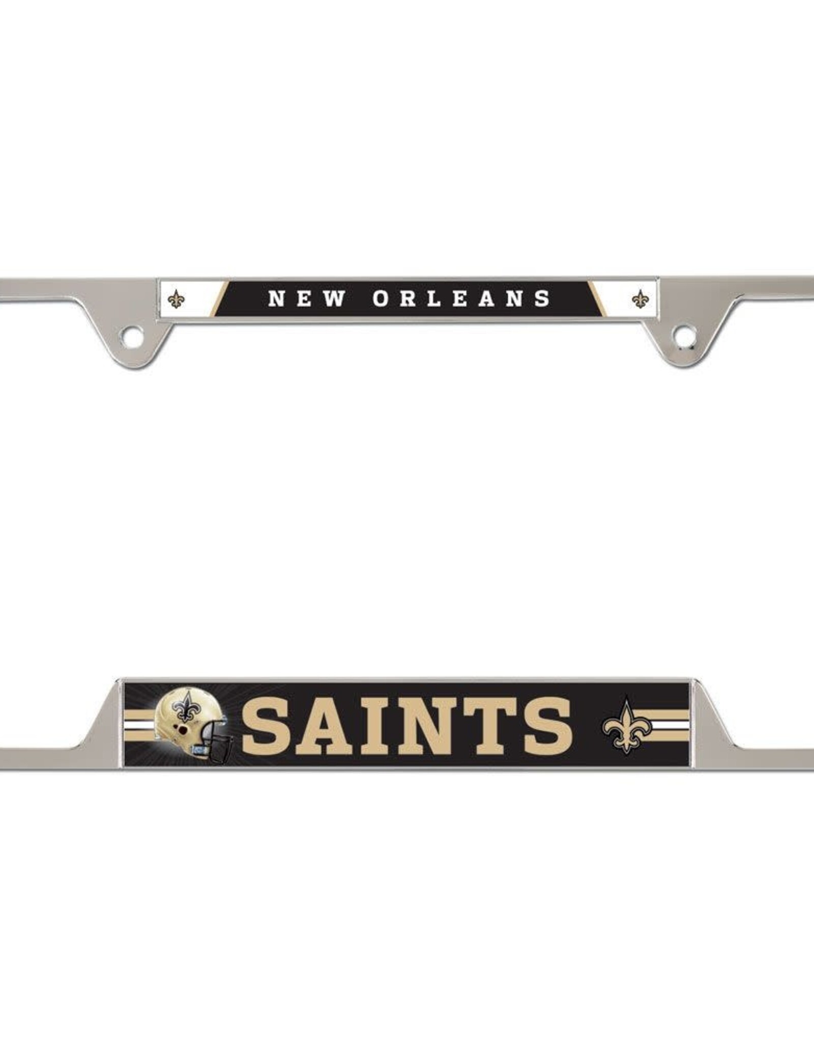 WINCRAFT New Orleans Saints Metal License Plate Frame