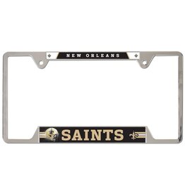 WINCRAFT New Orleans Saints Metal License Plate Frame