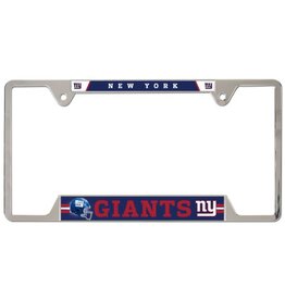 WINCRAFT New York Giants Metal License Plate Frame