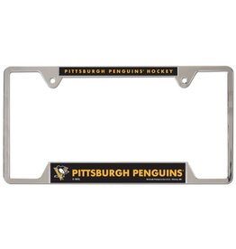 WINCRAFT Pittsburgh Penguins Metal License Plate Frame