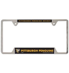 WINCRAFT Pittsburgh Penguins Metal License Plate Frame