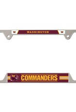 WINCRAFT Washington Commanders Metal License Plate Frame