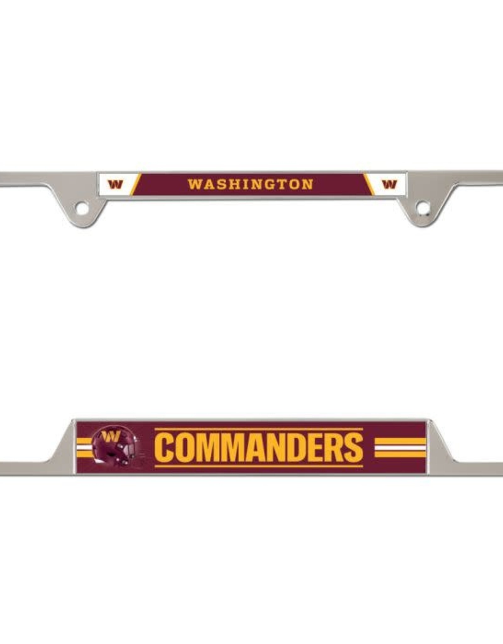 WINCRAFT Washington Commanders Metal License Plate Frame