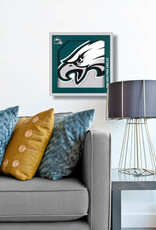 YOU THE FAN Philadelphia Eagles 3D Logo Series 12x12 Wall Art