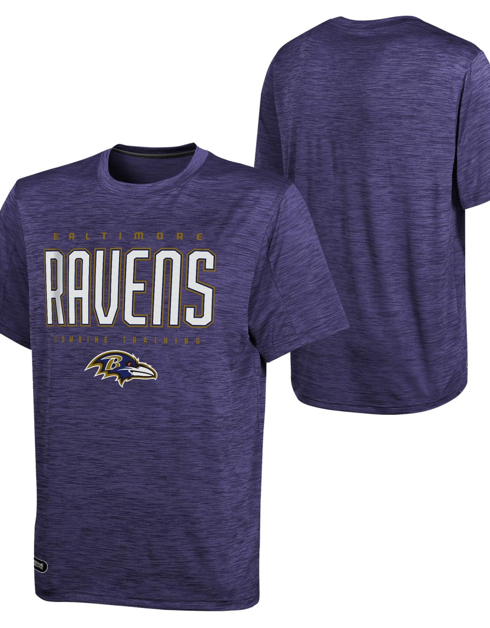 New Era Baltimore Ravens Men's Prime Hit Short Sleeve Speed Tee